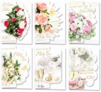 Opakowanie Karnet B6 Okoliczn. Wycinany Ślub (10sz) MIX