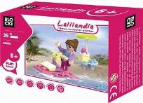 Okładka książki Klocki Blocki 35 elementów Lalilandia Zabawa na skuterze wodnym