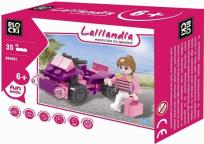 Okładka książki Klocki Blocki Lalilandia 35 elementów Wycieczka na quadzie