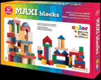 Opakowanie KLOCKI DREWNIANE MAXI KOLOROWE BPZ-AMI PLAY
