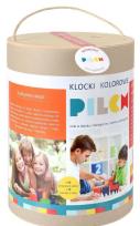 Opakowanie Klocki kolorowe w tubie
