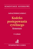 Okładka książki Kodeks postępowania cywilnego. Komentarz