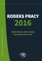 Okładka książki Kodeks pracy 2016