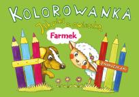 Okładka książki Kolorowanka. Jak pies z owieczką. Farmek