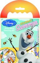 Okładka książki Kolorowanka mini z kredkami. Olaf