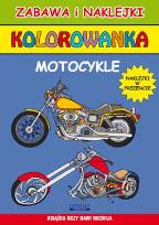 Okładka książki Kolorowanka. Motocykle. Zabawa i naklejki