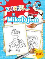 Okładka książki Koloruj z Mikołajem