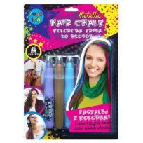 Opakowanie Kreda do włosów kolory metaliczne 4 sztuki