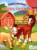 Okładka książki Książka z Zabawkami - Wiejskie Zwierzęta