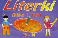 Okładka książki Literki Alfika i Zetki H-N