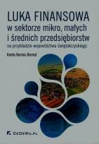 Okładka książki Luka finansowa w sektorze mikro, małych i średnich przedsiębiorstw