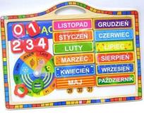 Opakowanie Magnetyczny kalendarz drewniany