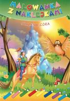 Okładka książki Malowanka z naklejkami. Szklana góra