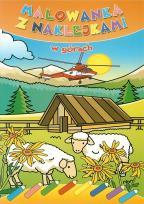 Okładka książki Malowanka z naklejkami. W górach