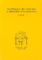 Opakowanie Materiały do ćwiczeń z historii wychowania