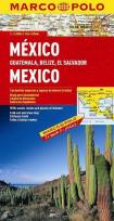 Okładka książki Meksyk, Gwatemala, Belize, Salwador. Mapa Marco Polo w skali 1: 2,5 000 000