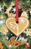 Opakowanie Mini kartka 3D Piernik