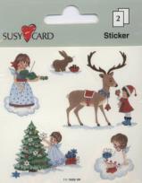 Opakowanie Nalepka Urocze święta