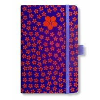 Opakowanie Notes Ivory A6 Mały Kwiat Fioletowy kratka