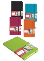 Opakowanie Notes w kratkę A7 Secesja turkusowy