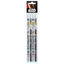 Opakowanie Ołówki z gumką Star Wars (4szt) DERFORM