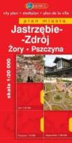 Okładka książki Plan Miasta DAUNPOL. Jastrzębie Zdrój br