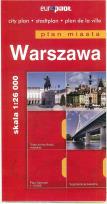 Okładka książki Plan Miasta EuroPilot. Warszawa br