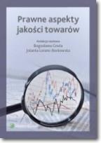 Okładka książki Prawne aspekty jakości towarów