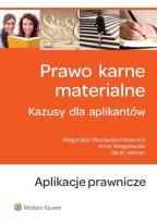 Okładka książki Prawo karne materialne. Kazusy dla aplikantów