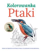 Okładka książki Ptaki Kolorowanka