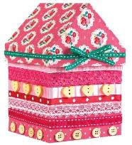 Opakowanie Pudełko domek różowy