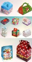 Opakowanie Pudełko składane mix święta (8 modeli)