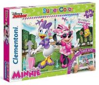 Okładka książki Puzzle 104 App Minnie i Daisy w Paryżu