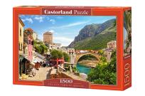 Opakowanie Puzzle 1500 Stare Miasto Mostar CASTOR