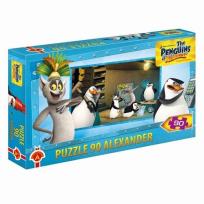 Opakowanie Puzzle Pingwiny z Madagaskaru 90