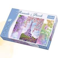 Opakowanie Puzzle Romantic 1000 Wiosna w Paryżu