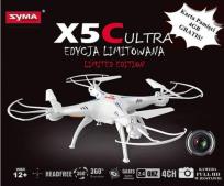 Opakowanie Quadrocopter SYMA X5C ULTRA kamera HD biały