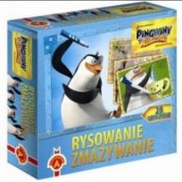 Opakowanie Rysowanie zmazywanie Pingwiny z Madagaskaru