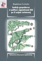 Okładka książki Sankcje gosp. w polityce zagr. USA po II WŚ