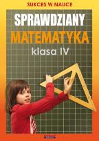 Okładka książki Sprawdziany Matematyka klasa 4