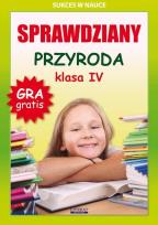 Okładka książki Sprawdziany Przyroda klasa 4 w.2015