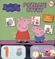 Okładka książki Świnka Peppa Poznaję cyfry + puzzle