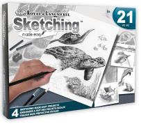 Opakowanie Szkicowanie jest łatwe 4 zestawy Morskie zwierzęta