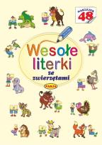 Okładka książki Wesołe literki ze zwierzętami