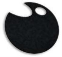 Opakowanie Wstążka filcowa 0,5cm x 6m czarna (13szt) MONA