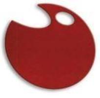 Opakowanie Wstążka filcowa 0,5cm x 6m czerwony (13szt) MONA