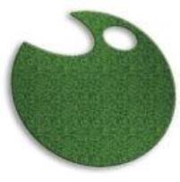 Opakowanie Wstążka filcowa 0,5cm x 6m zielona (13szt) MONA