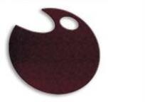 Opakowanie Wstążka filcowa 1cm x 6m brązowa (13szt) MONA