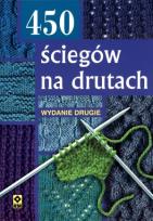 Okładka książki 450 ściegów na drutach
