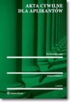 Okładka książki Akta cywilne dla aplikantów